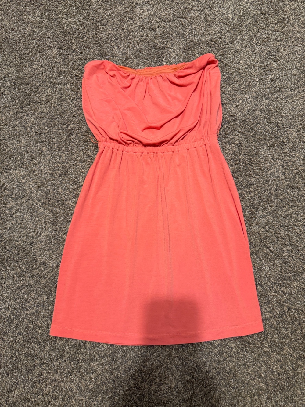 Trixxi Coral Strapless Summer Dress